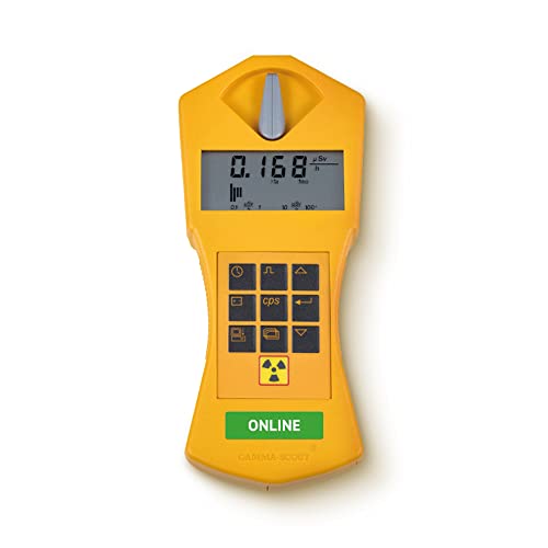 GAMMA-SCOUT Online | Geigerzähler für Radioaktivität mit Echtzeit-Datenübertragung & Graphiktool zur Datenauswertung - mit Ticker und Alarm - inkl. USB-Schnittstelle & PC/MAC-Auswertungssoftware von GAMMA-SCOUT