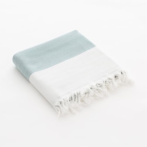GAMUSI Fouta Pareo Strandtuch, leicht, breite Streifen, 90 x 180 cm, Marineblau GAMUSI Fouta Pareo Strandtuch, leicht, breite Streifen, 90 x 180 cm, Marineblau von GAMUSI
