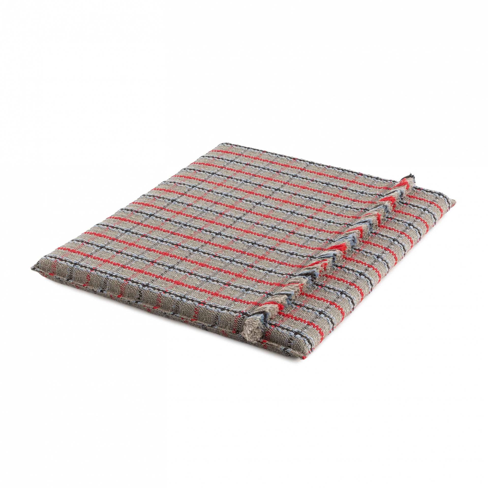 GAN - Garden Layers Big Tartan Matratze - blau/Handwebstuhl/LxBxH 160x140x11cm von GAN