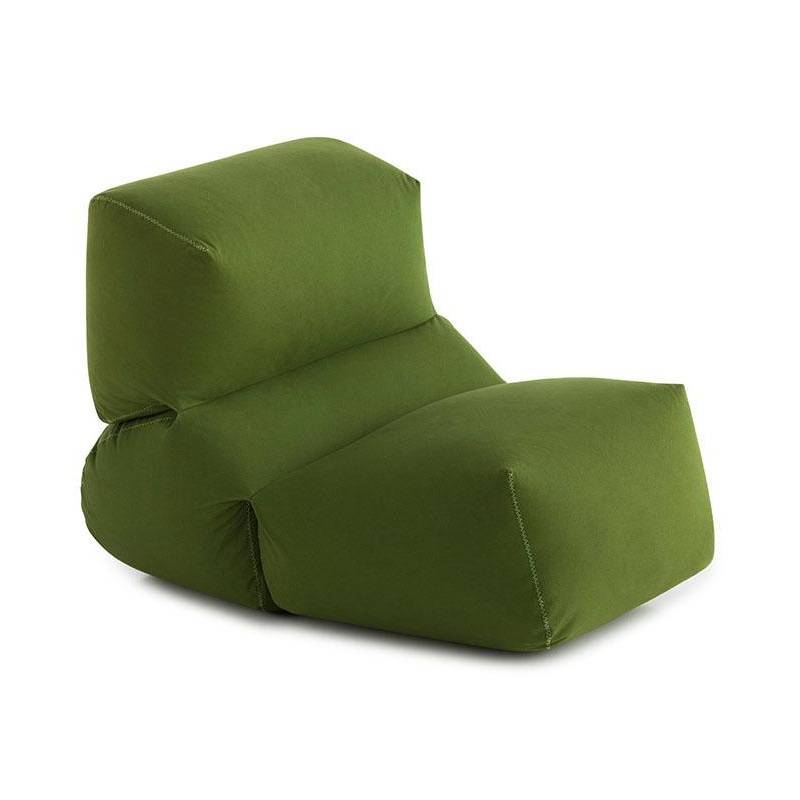 GAN - Grapy Sitzsack - grün/LxBxH 100x70x60cm von GAN