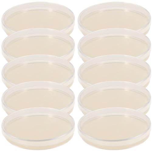 GANAZONO 10 Stück Teiliges Vorgefertigter Nähragar-petrischalen Tragbare Leichte Laborbedarfspetrischalen für Mikrobiologische Kultur Wissenschaftliche Experimente GANAZONO 10 Stück Teiliges Vorgefertigter Nähragar-petrischalen Tragbare Leichte Laborbedarfspetrischalen für Mikrobiologische Kultur Wissenschaftliche Experimente von GANAZONO