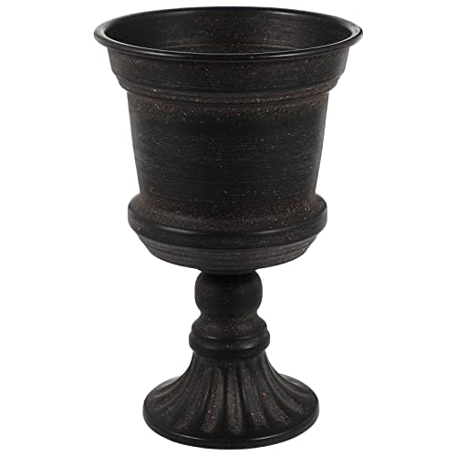 GANAZONO 1stk Blumentopf Präsentieren Sie Ihren Urnenpflanzer Glasvase Griechisch Hochzeitsvase Traditioneller Kompottvase Gartentöpfe Urnengefäße Für Pflanzen Beton Herbst Büro Säule Eisen von GANAZONO