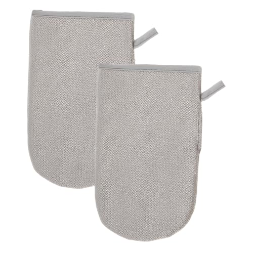 GANAZONO 2 Stück Elektrostatik Haustier Haarentfernungs-Handschuhe Doppelseitige Wiederverwendbare Fellpflege für Katzen Hunde Effiziente Entfernung von Haaren Kleidung Sofa Teppich Auto von GANAZONO