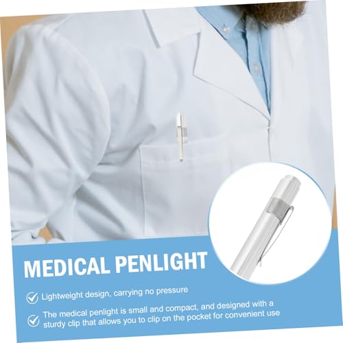 GANAZONO 2 Stück Medizinische LED Penlights aus Robustem Aluminium Praktische Diagnostiklampen für Ärzte und Pflegepersonal Langlebig mit Messskala für und Praxisgebrauch von GANAZONO