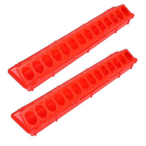 GANAZONO 2 Stück Teiliges Geflügelfuttertrog Robustem Wasserfestem Material Anti Drop Design Einfache Reinigung Geeignet für Hühner Enten Gänse und Tauben im Geflügelstall und Garten GANAZONO 2 Stück Teiliges Geflügelfuttertrog Robustem Wasserfestem Material Anti Drop Design Einfache Reinigung Geeignet für Hühner Enten Gänse und Tauben im Geflügelstall und Garten von GANAZONO
