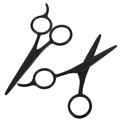 GANAZONO 2 Stück Teiliges Set Bart und Augenbrauenschneider aus Kompakte Tragbare Haarschneidescheren für Präzises Trimmen und Styling für Zuhause oder Unterwegs von GANAZONO