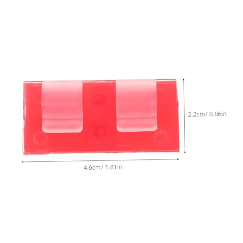 GANAZONO 20 Stück Outdoor Lichthaken Schwerlast Transparent Kunststoff Klebehaken für Weihnachtsbeleuchtung Patio Lichtclips Wetterfest Uv-beständig für Draußen Drahtorganizer von GANAZONO