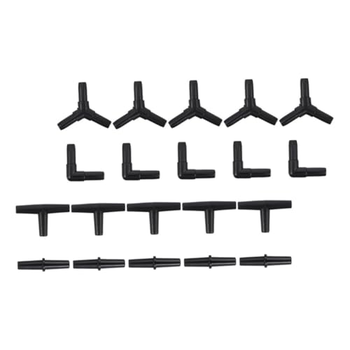 GANAZONO 20stücke Aquarium Luftschlauch Adapter Robuste Verbindungselemente Für Luftpumpen Kompatibel Mit Fischbecken Und Luftsteinen Einfache Installation Und Langlebiges Material von GANAZONO
