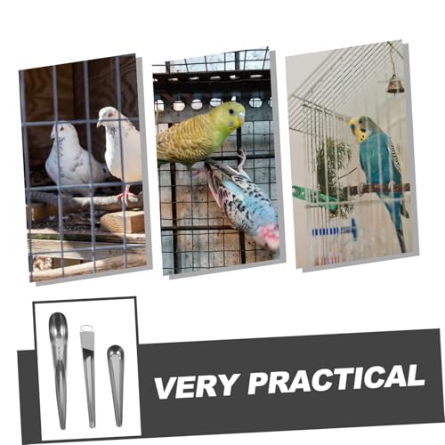 GANAZONO 3 Stück Teiliges Edelstahl Futter Wasserschaufel für Tauben und Kleine Vögel Langlebig Rostfrei Einfach zu Reinigen Geeignet als Praktischer Futterschaufelspender für GANAZONO 3 Stück Teiliges Edelstahl Futter Wasserschaufel für Tauben und Kleine Vögel Langlebig Rostfrei Einfach zu Reinigen Geeignet als Praktischer Futterschaufelspender für von GANAZONO