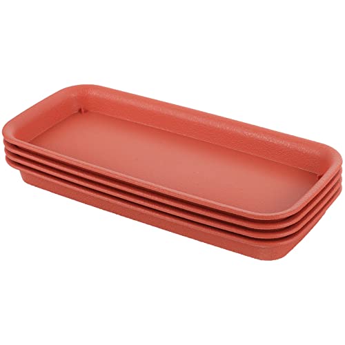 GANAZONO 4 Stück Rechteckige Pflanzschale Blumenpflanzen-Untersetzer Kunststoff Pflanzentropfschale Gartenpflanze Wasserfänger Blumentopf Boden Sitz für Innen- und Außendekoration GANAZONO 4 Stück Rechteckige Pflanzschale Blumenpflanzen-Untersetzer Kunststoff Pflanzentropfschale Gartenpflanze Wasserfänger Blumentopf Boden Sitz für Innen- und Außendekoration von GANAZONO