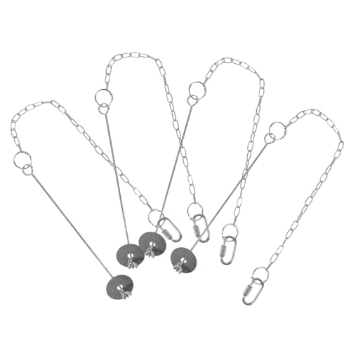 GANAZONO 4 Stück Teiliges Edelstahl Hänge futterspieße für Vögel und Geflügel Vielseitig Einsetzbar für Gemüse Obststücke Geeignet für Wellensittiche Papageien und Hühner Einfach zu GANAZONO 4 Stück Teiliges Edelstahl Hänge futterspieße für Vögel und Geflügel Vielseitig Einsetzbar für Gemüse Obststücke Geeignet für Wellensittiche Papageien und Hühner Einfach zu von GANAZONO