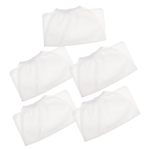 GANAZONO 5 Stück Nagelentlüftungsstaub -Sammlertasche Schild Buster Staubfänger Staubsammelbeutel für Nägel Kollektor Staubwedel-Sammler Staubsauger für Nägel Nagelstaubsammler Weiß von GANAZONO