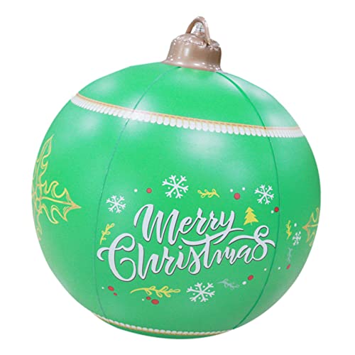 GANAZONO Aufblasbare Weihnachtskugel Groß Wetterfest Outdoor Dekoration Grün Wiederverwendbar Robustes Material Festliche Weihnachtsdeko Garten Terrasse GANAZONO Aufblasbare Weihnachtskugel Groß Wetterfest Outdoor Dekoration Grün Wiederverwendbar Robustes Material Festliche Weihnachtsdeko Garten Terrasse von GANAZONO