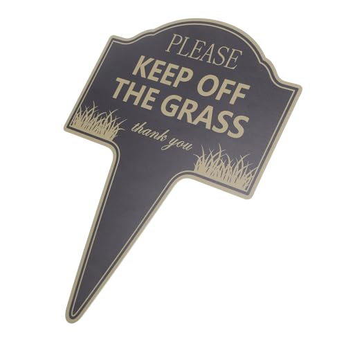 GANAZONO Doppelseitiges Aluminiumschild mit Erdspieß Wetterfestes Gartenschild für Rasen Hundeabwehr und Rasenschutz Einfache Installation Robustes Outdoor-schild für Garten Park GANAZONO Doppelseitiges Aluminiumschild mit Erdspieß Wetterfestes Gartenschild für Rasen Hundeabwehr und Rasenschutz Einfache Installation Robustes Outdoor-schild für Garten Park von GANAZONO
