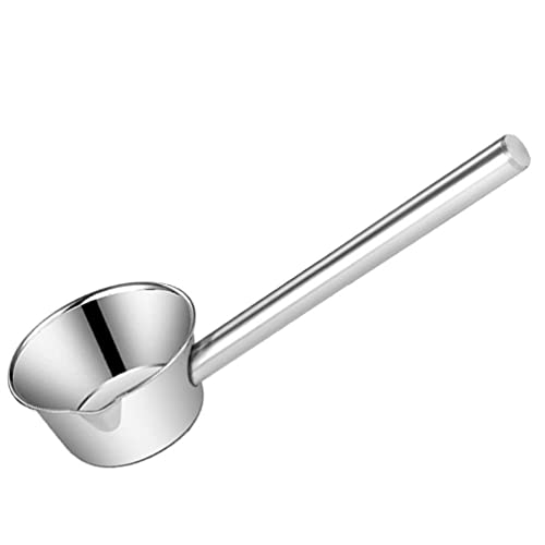GANAZONO Edelstahl Wasser Ladle Mit Langem Griff Vielseitige Schöpfkelle Für Küche Garten Und Restaurant Rostfrei Für Suppe Und Wasser Rutschfester Griff von GANAZONO