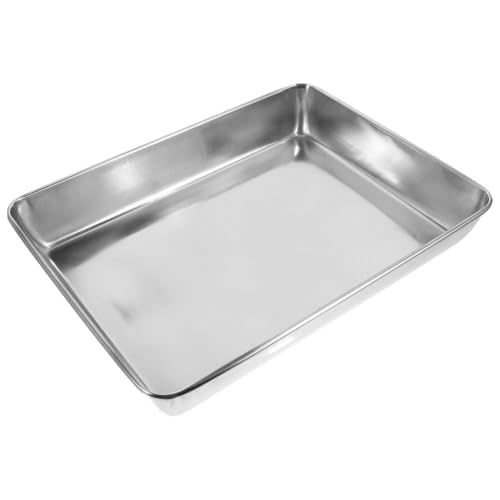 GANAZONO Edelstahl Vogelbadewanne für Tauben und Kleine Vögel Robustes Metall duschbecken Sicher mit Glatten Kanten Passend für Käfigzubehör Multifunktional für Baden und Duschen GANAZONO Edelstahl Vogelbadewanne für Tauben und Kleine Vögel Robustes Metall duschbecken Sicher mit Glatten Kanten Passend für Käfigzubehör Multifunktional für Baden und Duschen von GANAZONO