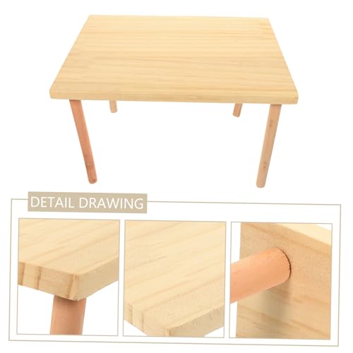GANAZONO Hamster Sprungplattform aus Holz Zweistöckige Käfigplattform für Hamster Chinchilla und Kleine Nager Multifunktionale Kletter Spielplattform Stabile Konstruktion Wasserabweisend GANAZONO Hamster Sprungplattform aus Holz Zweistöckige Käfigplattform für Hamster Chinchilla und Kleine Nager Multifunktionale Kletter Spielplattform Stabile Konstruktion Wasserabweisend von GANAZONO