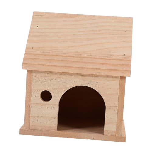 GANAZONO Hamsterversteck aus Natürlichem Holz Kleines Stabiles Kleintierhaus Bissfestes Holzhaus für Hamster Chinchillas und Meerschweinchen Sicherer Rückzugsort und Dekoratives Kleines GANAZONO Hamsterversteck aus Natürlichem Holz Kleines Stabiles Kleintierhaus Bissfestes Holzhaus für Hamster Chinchillas und Meerschweinchen Sicherer Rückzugsort und Dekoratives Kleines von GANAZONO