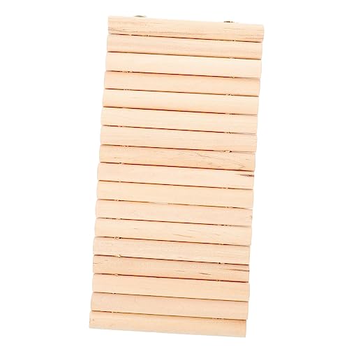 GANAZONO Holz Hamsterleiter mit Kletterfunktion Multifunktionale Plattform und Zaun für Hamster und Zwerghamster Fördert Bewegung Balance und Spielspaß im Käfig von GANAZONO