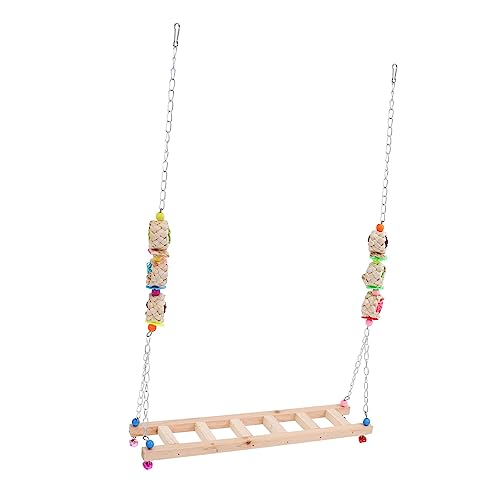 GANAZONO Holz Hühnerschaukel mit Kletterleiter Langlebiges Rooster Standing Toy für Haustiere Einfache Unterhaltsames Sitzstangen und Kletterspielzeug für Hühner und Vögel Zufällige Farbe GANAZONO Holz Hühnerschaukel mit Kletterleiter Langlebiges Rooster Standing Toy für Haustiere Einfache Unterhaltsames Sitzstangen und Kletterspielzeug für Hühner und Vögel Zufällige Farbe von GANAZONO