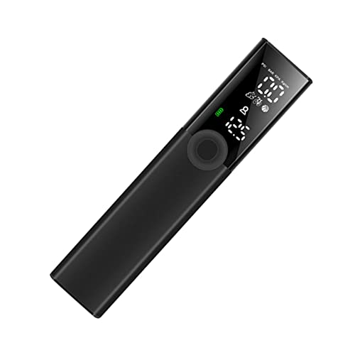 GANAZONO Kabellose Mini elektropumpe mit Digitalem Display Tragbarer Reifenluftkompressor Wiederaufladbar per USB Geeignet für Fahrradventile Präzise Druckmessung Robustes Material von GANAZONO