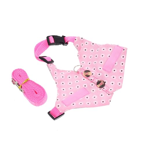 GANAZONO Kaninchen Geschirr Leine mit Blumenmuster Verstellbarem Weichem Pet Weste Formelles Hasengeschirr für Fotografie Spaziergänge und Feiertage Komfortabel und Stilvoll Geeignet für GANAZONO Kaninchen Geschirr Leine mit Blumenmuster Verstellbarem Weichem Pet Weste Formelles Hasengeschirr für Fotografie Spaziergänge und Feiertage Komfortabel und Stilvoll Geeignet für von GANAZONO