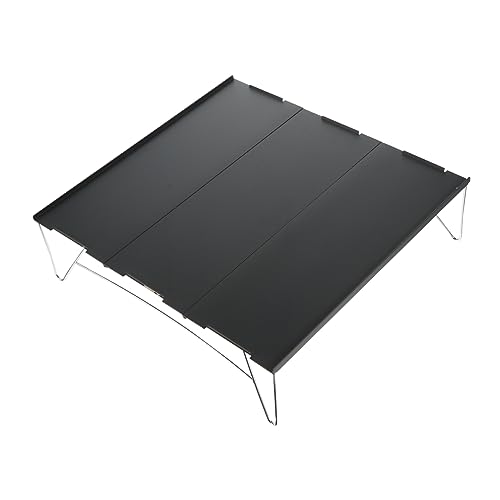 GANAZONO Klapptisch Aluminium Ultraleichter Camping und Picknicktisch für Outdoor Aktivitäten Einfacher Aufbau ohne Werkzeug für Garten Strand und Camping von GANAZONO
