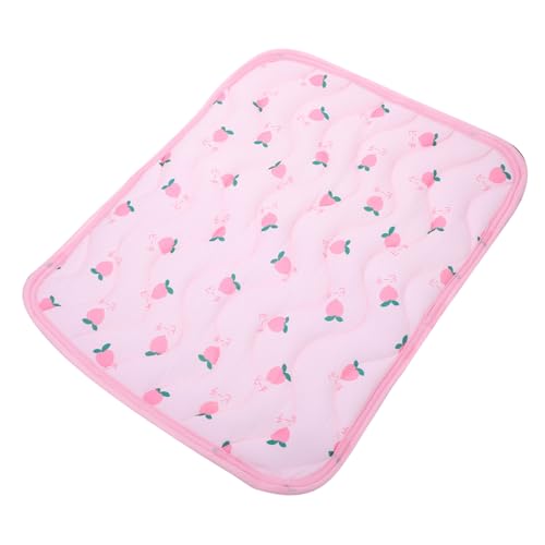 GANAZONO Kühlmatte für Haustiere mit Fruchtigem Muster Tragbare Selbstkühlende Liegefläche für Katzen und Hunde Atmungsaktive Langlebige Sommermatte Kühler Schlafplatz Pflegeleicht von GANAZONO