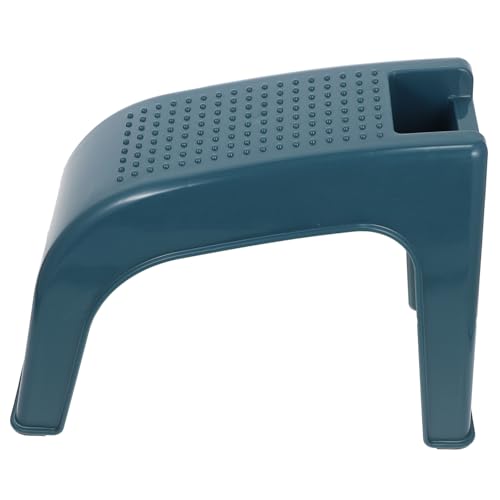 GANAZONO Multifunktionaler Pediküre Hocker aus Robustem Kunststoff Kompakter Fußhocker für Nagelstudio und Zuhause Tragbar rutschfest für Fußpflege und Nail Art Grün von GANAZONO