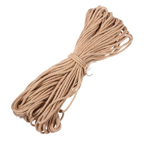 GANAZONO Natürliche Jute Hanfseil Langlebig Fest zum DIY Katzen Kratzsäule Ersatz Kratzbaum Sisalseil Zubehör Beige GANAZONO Natürliche Jute Hanfseil Langlebig Fest zum DIY Katzen Kratzsäule Ersatz Kratzbaum Sisalseil Zubehör Beige von GANAZONO