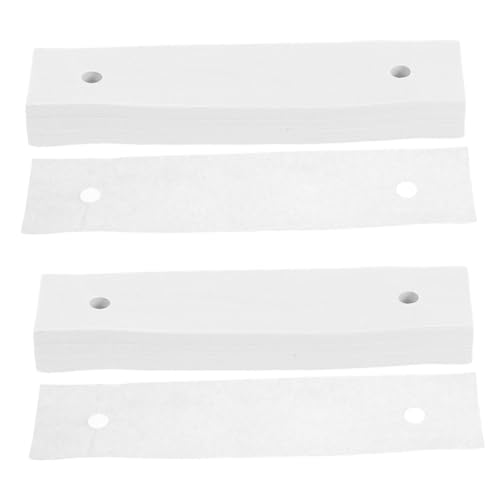 GANAZONO Optisches Kinnstützen Papier Pack Sicherheitsauflage für Optometrie mit Ergonomischem Design Glatten Kanten Leicht und Kompakt für Augenkliniken und Prüfgeräte von GANAZONO