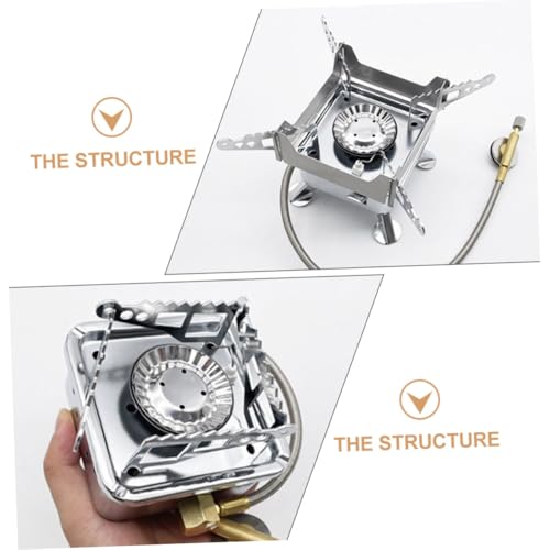 GANAZONO Outdoor Mini Campingkocher Edelstahl und Kupfer Windfester Gaskocher mit Hoher Temperaturbeständigkeit Kompakt und Tragbar für Trekking Picknick und Outdoor kochen GANAZONO Outdoor Mini Campingkocher Edelstahl und Kupfer Windfester Gaskocher mit Hoher Temperaturbeständigkeit Kompakt und Tragbar für Trekking Picknick und Outdoor kochen von GANAZONO