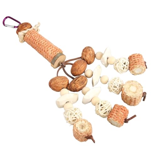 GANAZONO Parrot Kauspielzeug aus Langlebigem Korngras Bissfestes Vogelspielzeug zum Aufhängen Geeignet für Wellensittiche Nymphensittiche und Kleine Papageien mit Praktischem Haken Robust GANAZONO Parrot Kauspielzeug aus Langlebigem Korngras Bissfestes Vogelspielzeug zum Aufhängen Geeignet für Wellensittiche Nymphensittiche und Kleine Papageien mit Praktischem Haken Robust von GANAZONO