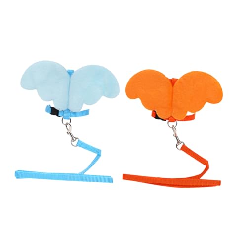 GANAZONO Pet Harness Brustgeschirr für Katzen Verstellbar Atmungsaktiv mit Motiv Leichtes Katzenweste Geschirr in Blau und Orange für Sicheren Spaziergang GANAZONO Pet Harness Brustgeschirr für Katzen Verstellbar Atmungsaktiv mit Motiv Leichtes Katzenweste Geschirr in Blau und Orange für Sicheren Spaziergang von GANAZONO