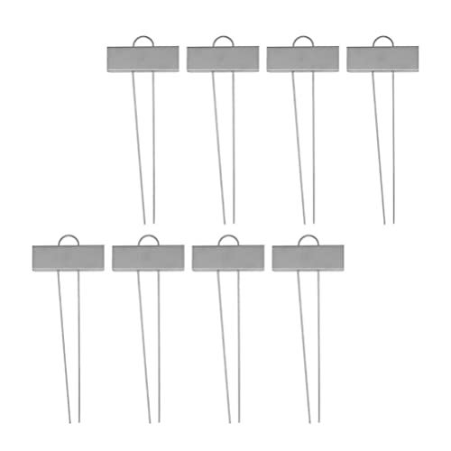 GANAZONO 8st Pflanzenbeschilderung Pflanzenstecker Metall Stecketiketten Metall Schilder Pflanzen Metall Steckschilder Pflanzen ?uterstecker Metall Wasserdicht Kräuter Rostfreier Stahl von GANAZONO