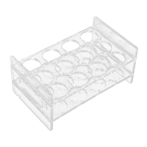 GANAZONO Schnapsglas Halter Transparent Getränke Display Rack für Bar Fächer Reihen für Party Hochzeit Geburtstag und Besondere Anlässe von GANAZONO