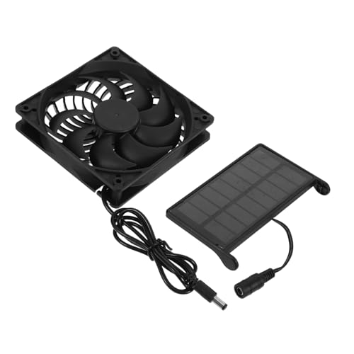GANAZONO Solarpanel Lüfter für Hühnerstall und Haustierlüftung Solarbetriebener zur Nachhaltigen Temperaturregelung Leichtes Kontinuierliches Solarlüftungssystem für Gewächshäuser und GANAZONO Solarpanel Lüfter für Hühnerstall und Haustierlüftung Solarbetriebener zur Nachhaltigen Temperaturregelung Leichtes Kontinuierliches Solarlüftungssystem für Gewächshäuser und von GANAZONO