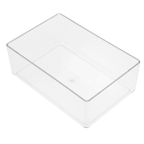 GANAZONO Transparentes Kleines Sandbad für Hamster und Chinchilla Kompakte Badewanne mit Glatten Kanten Multifunktionale Haustier Badebox für Tägliche Nutzung und Käfigzubehör von GANAZONO