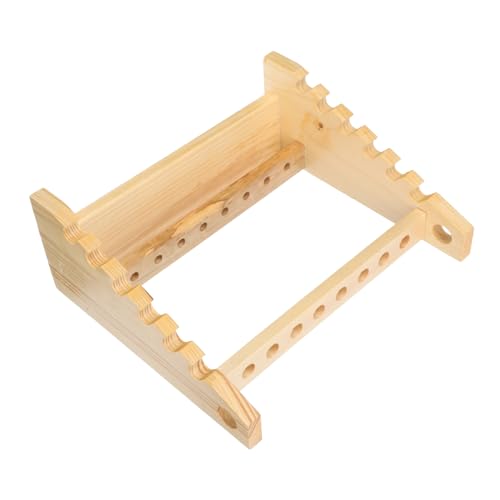 GANAZONO Trapezförmiger Pipettenständer aus Holz Multifunktionaler Reagenzglas Temperaturmessgerät-halter Leicht Kompakt für Schule und Labor Praktischer Aufbewahrungsständer GANAZONO Trapezförmiger Pipettenständer aus Holz Multifunktionaler Reagenzglas Temperaturmessgerät-halter Leicht Kompakt für Schule und Labor Praktischer Aufbewahrungsständer von GANAZONO