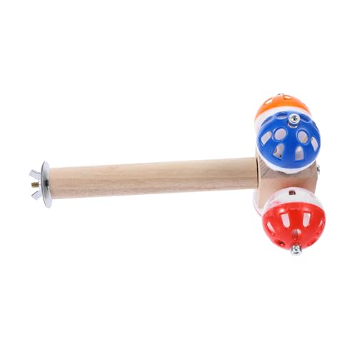 GANAZONO Vogel Käfig Ständer mit Drehbarem Ball Papageien Kauspielzeug Robuste Holzstange Natürlicher Sitzplatz für Wellensittiche und Kleine Vögel Einfach zu Montieren und Reinigen GANAZONO Vogel Käfig Ständer mit Drehbarem Ball Papageien Kauspielzeug Robuste Holzstange Natürlicher Sitzplatz für Wellensittiche und Kleine Vögel Einfach zu Montieren und Reinigen von GANAZONO