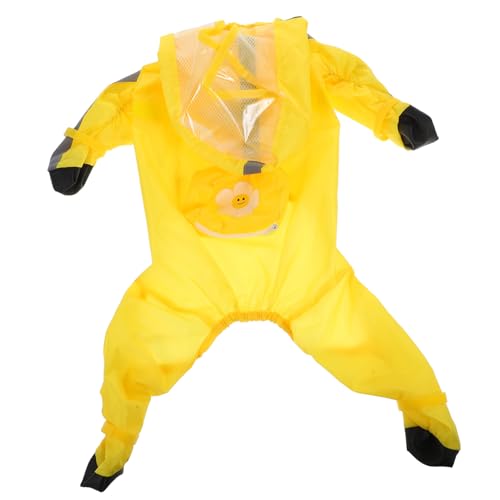 GANAZONO Wasserdichter Hunderegenmantel für Kleine Hunde Leicht Reflektierend Voll Bedeckend mit Fußschutz Komfortabel und Atmungsaktiv für Nasse Wetterbedingungen GANAZONO Wasserdichter Hunderegenmantel für Kleine Hunde Leicht Reflektierend Voll Bedeckend mit Fußschutz Komfortabel und Atmungsaktiv für Nasse Wetterbedingungen von GANAZONO