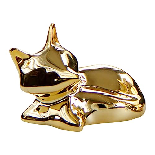 GANAZONO 1stück Mini Fuchs Statue Aus Weihnachtsdekoration Für Tisch Niedliches Kunsthandwerk Für Festliche Anlässe Für Tierliebhaber von GANAZONO