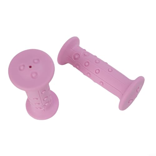 GANCEI 1 Paar 18 mm Gummi-Lenkergriffe für BTWIN 14–16 Zoll Fahrräder TRP rutschfester Ersatz für Radfahren (G133 rosa Paar) von GANCEI