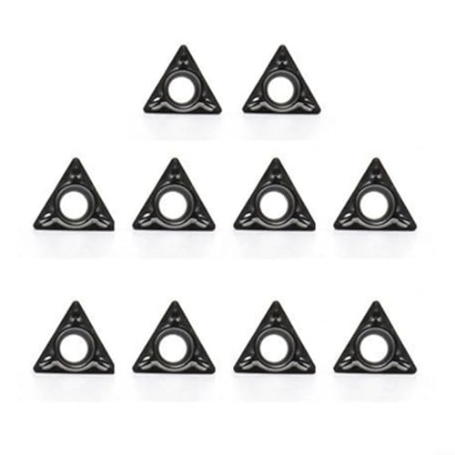 GANCEI 10 Stück Legierung Rundwinkel Set R Winkel C Winkel für Mini Anfasmaschine Drehmaschine Drehwerkzeug, für Stahl, Aluminium, Acryl, Holz (C-Winkel) von GANCEI