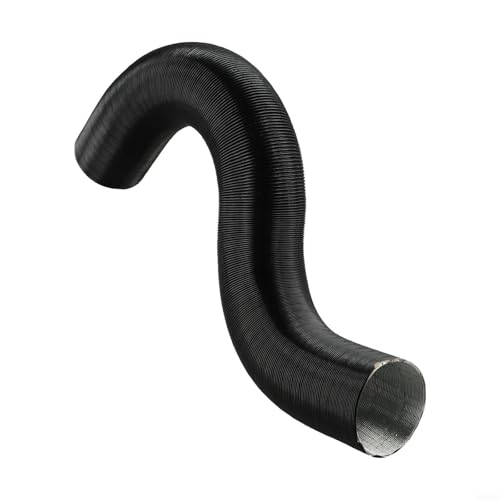 GANCEI 50 mm Aluminiumfolie Heizungsk Rohr Lufteinlassschlauch Flexibles flammhemmendes Lüftungsrohr für Dieselheizung (80 cm) von GANCEI