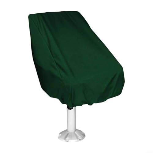 GANCEI Boots-Sitzbezug, 210D Oxford-Gewebe, Marine-Speedboot-Stuhl, Staubschutz, 56 x 61 x 64 cm, Ganzjahresschutz (grün) von GANCEI
