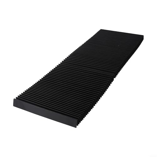 GANCEI CNC-Maschinenschutz, Staubtuch, Fräsmaschine, flexibel, schützend, flach, Akkordeonbalg, Abdeckung, Führungsschiene, Schraubschutz (135 mm) von GANCEI