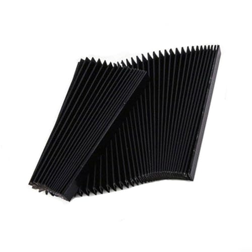 GANCEI CNC-Maschinenschutz, Staubtuch, Fräsmaschine, flexibel, schützend, flach, Akkordeonbalg, Abdeckung, Führungsschiene, Schraubschutz (160 mm) von GANCEI