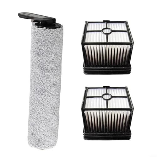GANCEI Ersatz-Bürstenrollen und HEPA-Filter für Vozascly für W15 Smart schnurlosen Staubsauger, Rollenbürstenleiste mit HEPA-Filter (A) von GANCEI