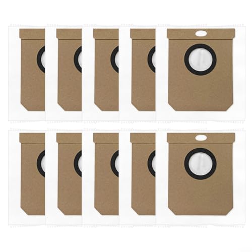 GANCEI Ersatz-Staubsaugerbeutel, 4/10 Stück, starke Papier-Staubsaugerbeutel, selbstentleerend, für Conga 7690 Roboter-Staubsauger (10 Stück) von GANCEI